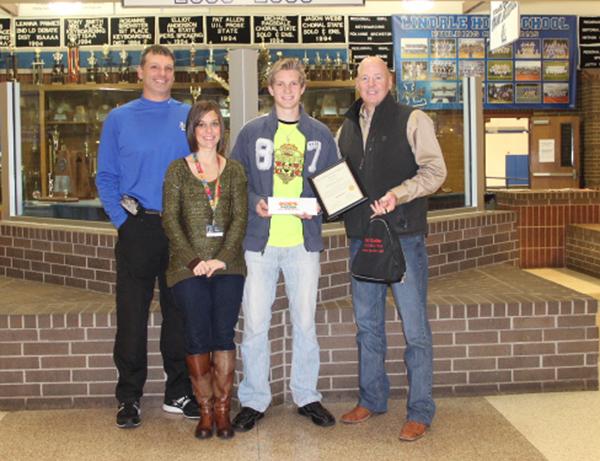 State Farm honors LHS student with December award