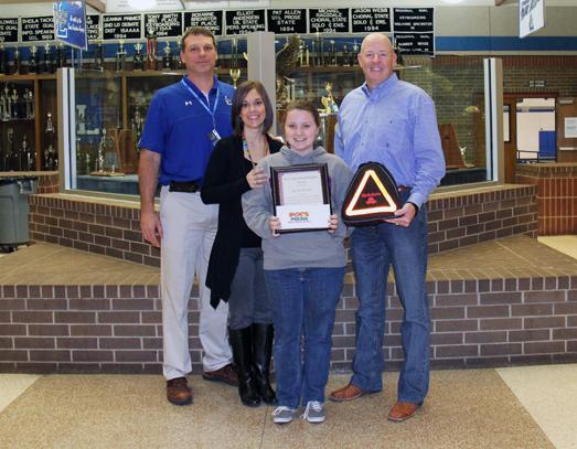 State Farm honors LHS student with January award