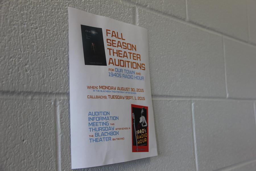 Fall play auditions Thursday