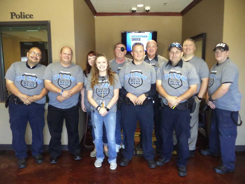 CTE department honors local police officers