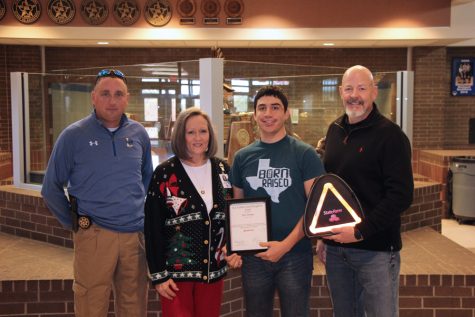 Student receives December State Farm Good Neighbor Award