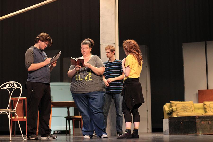 One-act play cast prepares for upcoming contest