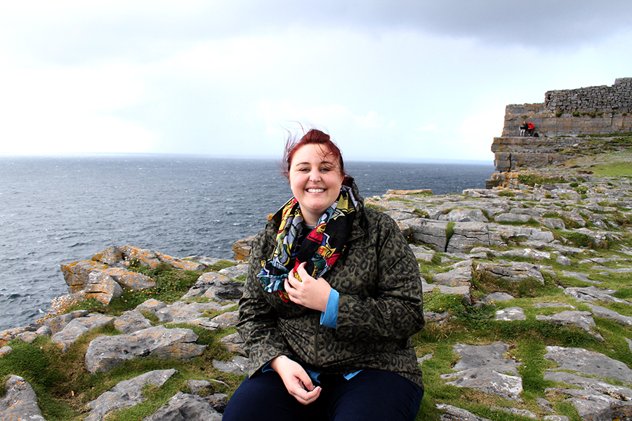 Education First sponsor Kristin Quarles on her trip to Dublin, Ireland. The group attends tours to teach students about different cultures they plan to travel to Japan the summer of 2019.