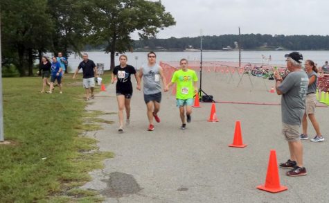 Senior Life Skills Student Competes In Tyler Triathlon