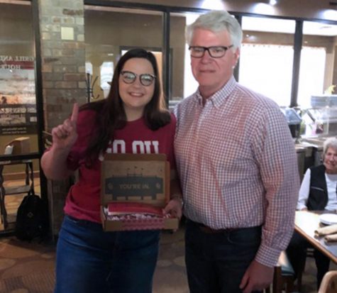 Dean Comes to Texas to Recruit Lindale Senior for OU Communications Department