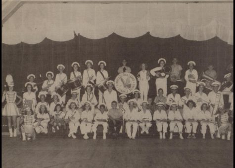 A photo of the original band taken from a previous yearbook.