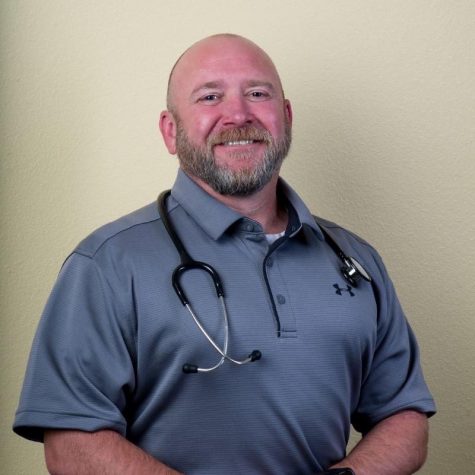Nurse practictioner Kelly Cox poses for a picture. Cox is also a member of the Lindale school board.