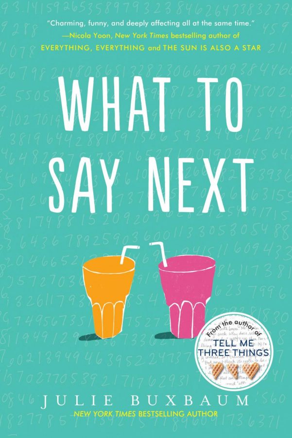 This is the cover of What To Say Next. The book was released on July 11, 2017.