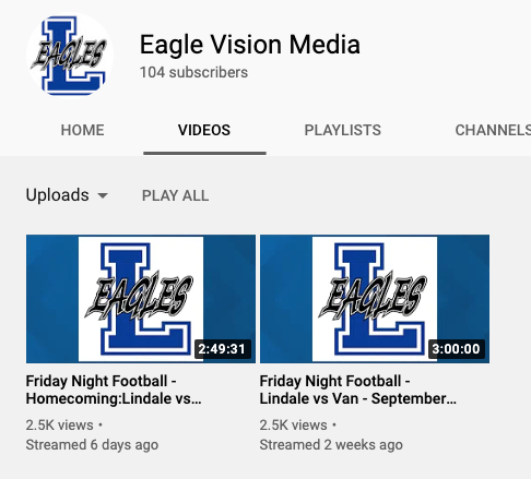 Head to the Eaglevision YouTube channel and subscribe to catch all the live-streamed games. The link is found in the story.