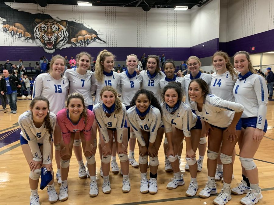 Lady Eagles Volleyball Bi-District Champs