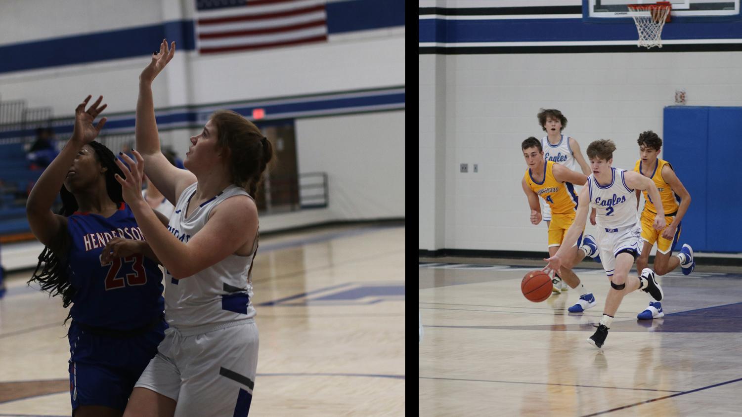 Seniors Elizabeth Hutchens and Colton Taylor both compete on the varsity basketball teams. I just love the camaraderie of the team, Hutchens said. Theres nothing like having that team to celebrate wins and mourn losses.
