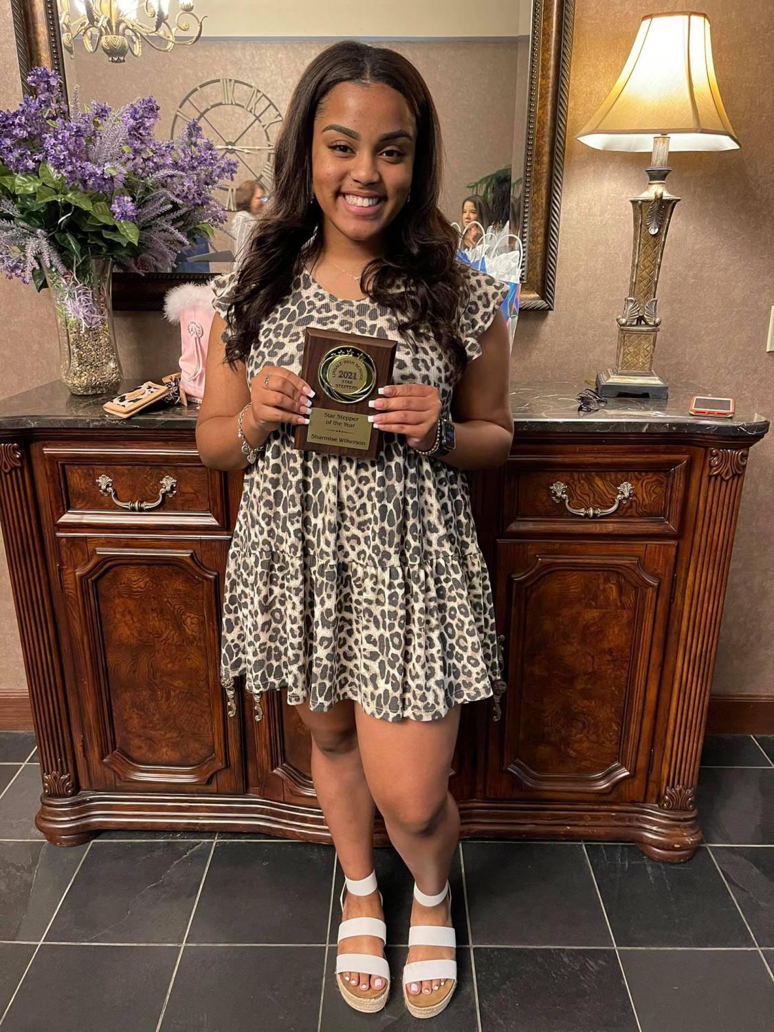 The entire Star Steppers team voted senior Sharmise Wilkerson as their Star Stepper of the Year. 
“Receiving Star Stepper of the Year was truly honorable for me,” Wilkerson said. “I loved every moment I had on the team and would re-do it all over again if I could. I’m very blessed to have been selected.” 
Photo by Xavier Wilkerson