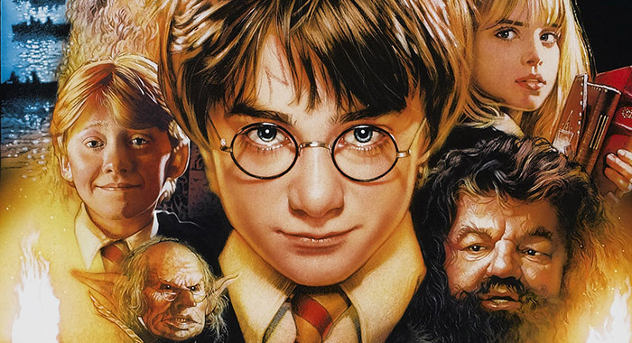 Harry Potter and the Sorcerers Stone cover image. This movie ranked six out of eight. Photo courtesy of Warner Bros