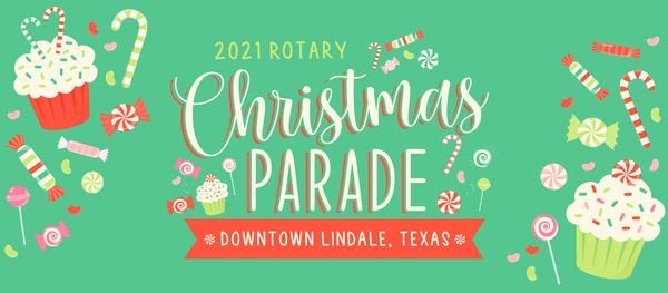 This is the 2021 Lindale Christmas Parade poster.