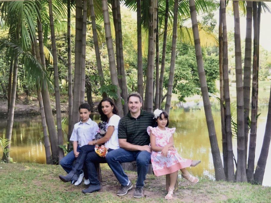 Arantes family back in 2013 in Brazil.