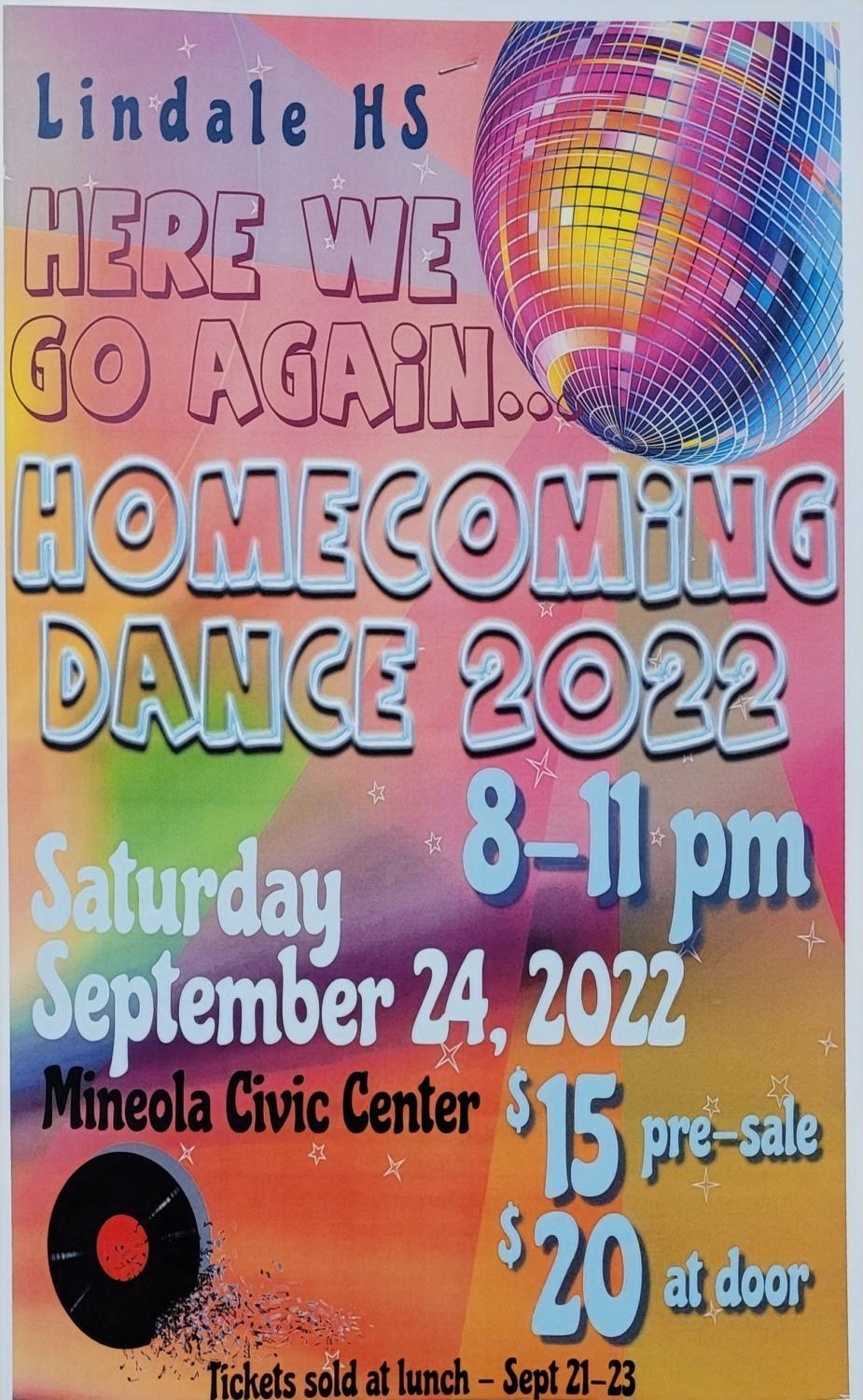 homecoming dance flyer