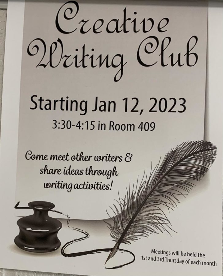 Creative Writing Club To Host Their First Meeting