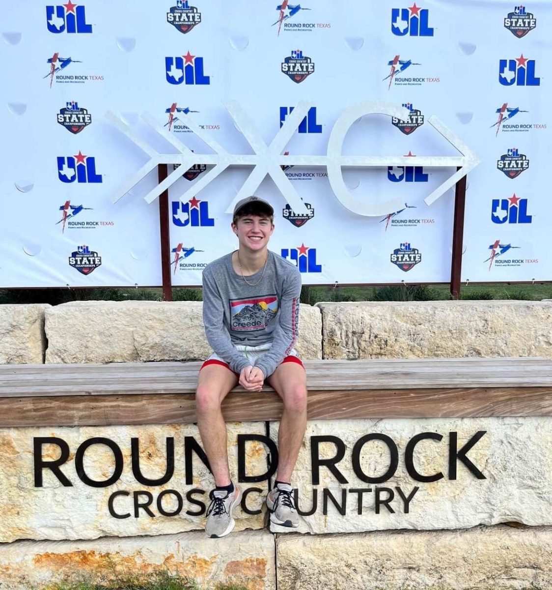 Dax Allen at the state cross country meet