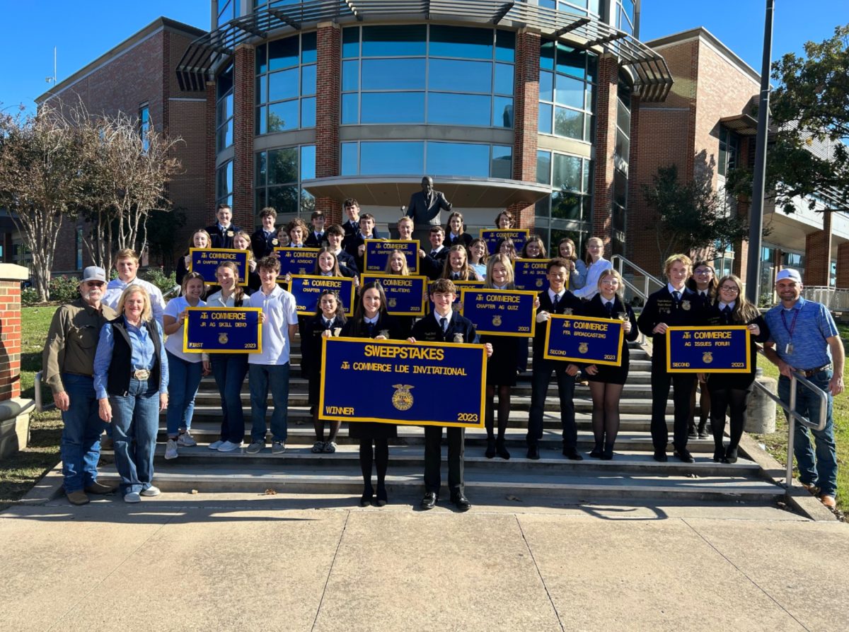 The FFA members pose with their awards. They were all quite successful at the competition.