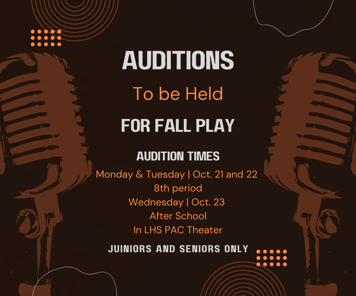 Auditions to be Held for Fall Play